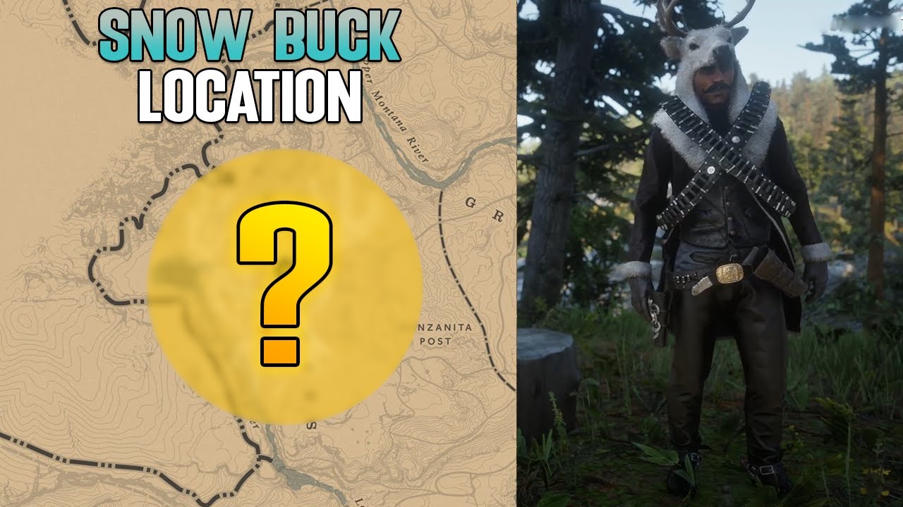 Legendary Snow Buck Location In Red Dead Online! - Snow Buck Garment RDR2