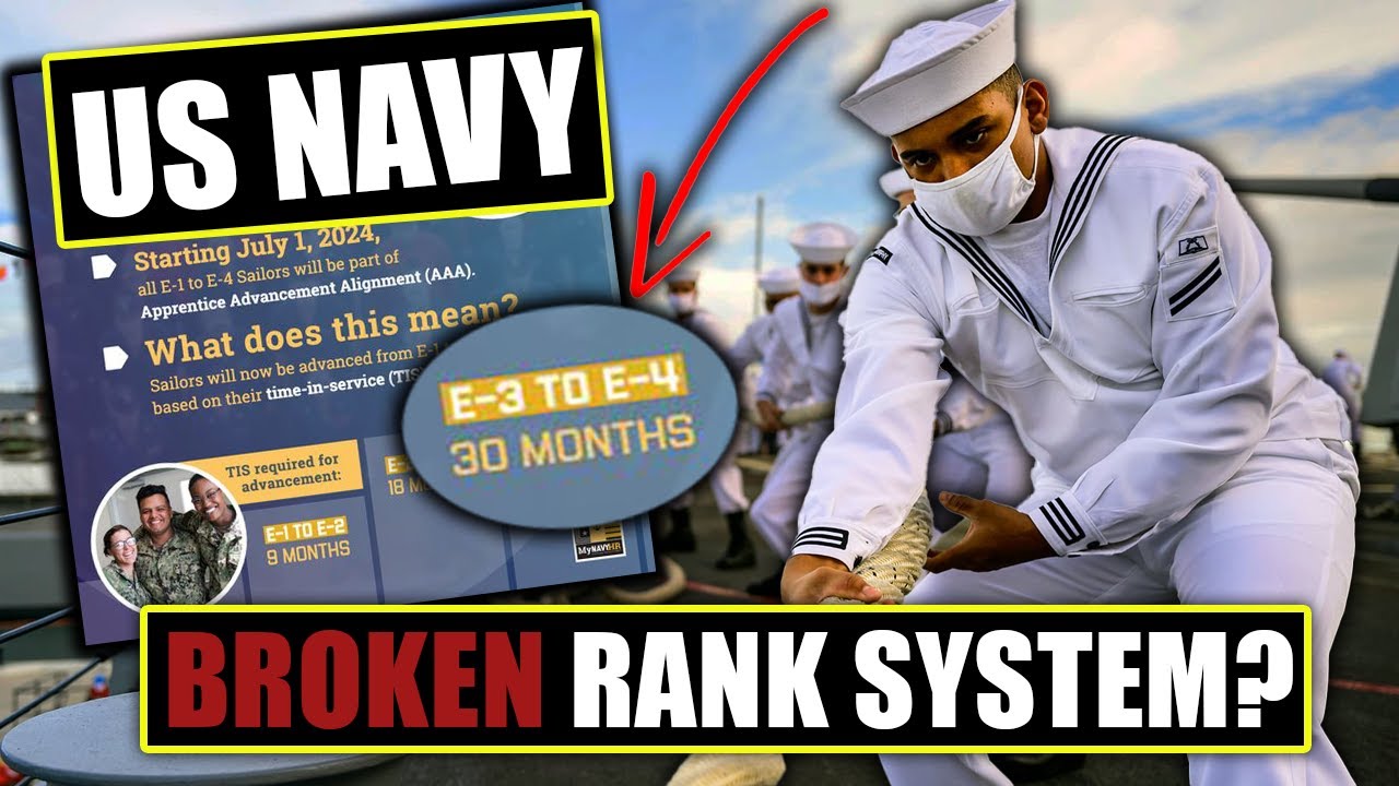 US Navy rank Structure Is NOW BROKEN With 
