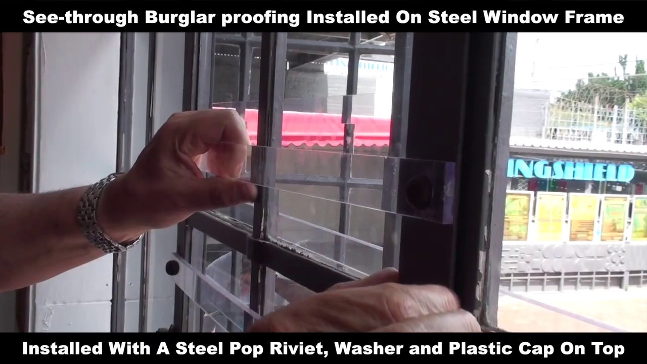 Klingshield Installation Video On See-Through Burglar Proofing