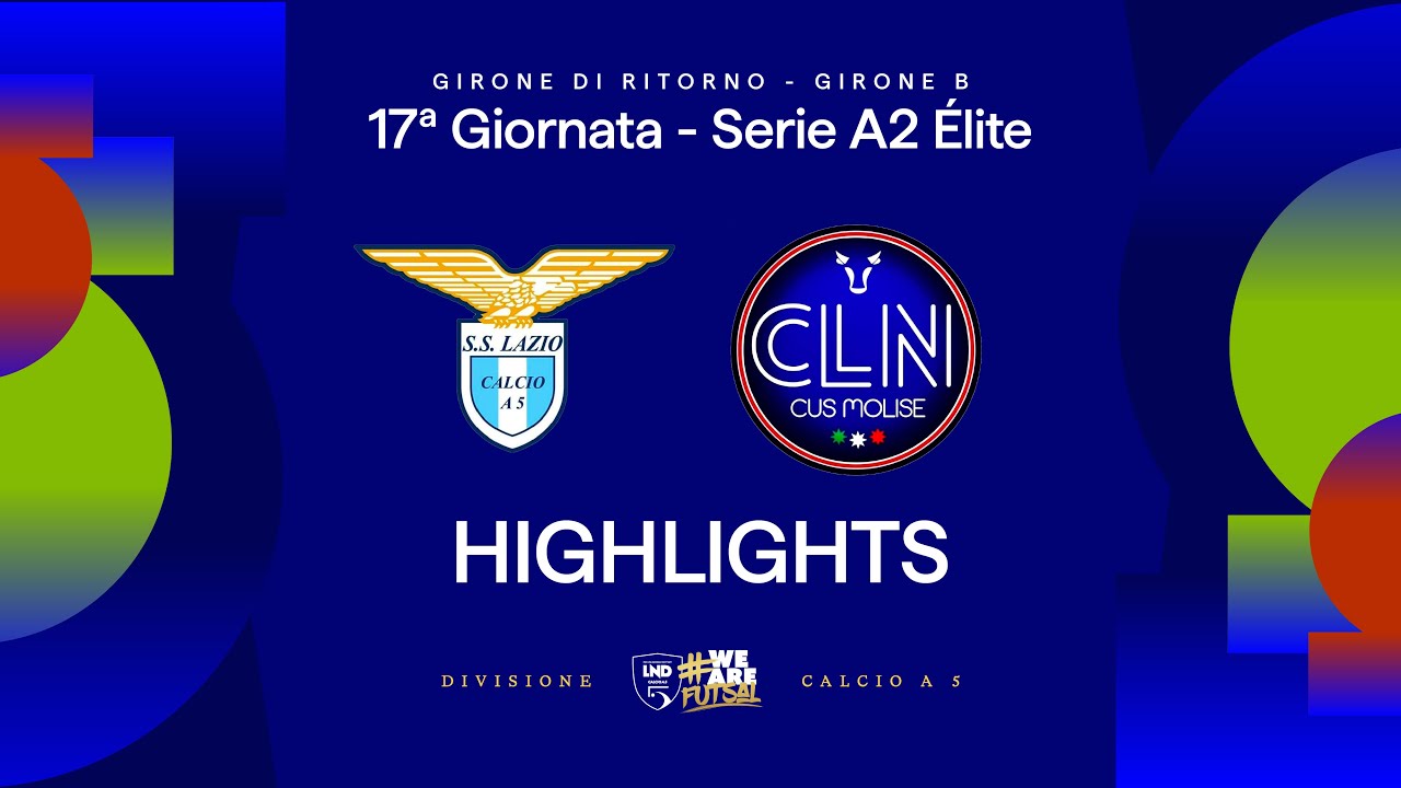 Lazio-Laborvetro CLN CUS Molise 8-6 | Gol e HL | 17ª giornata | Serie A2 Élite 2025/26 - B
