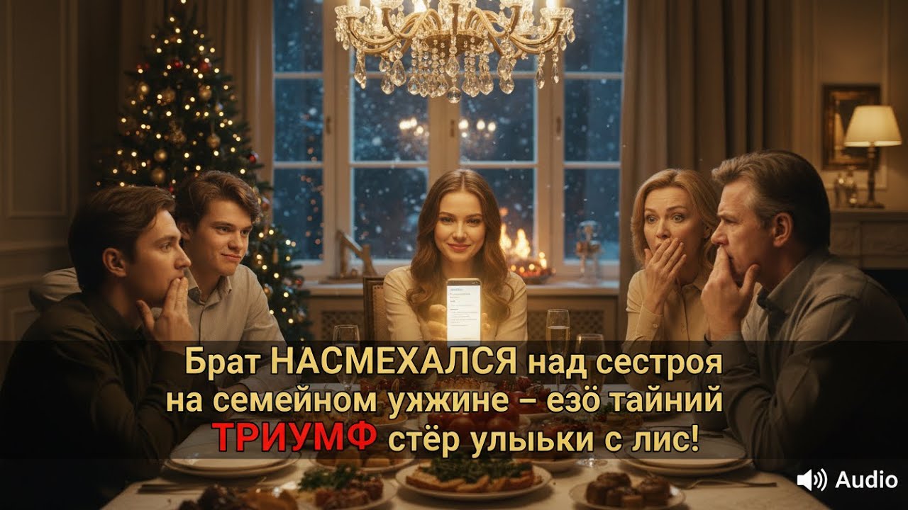 Брат унизил сестру на новогоднем ужине – её месть разрушила его мир!