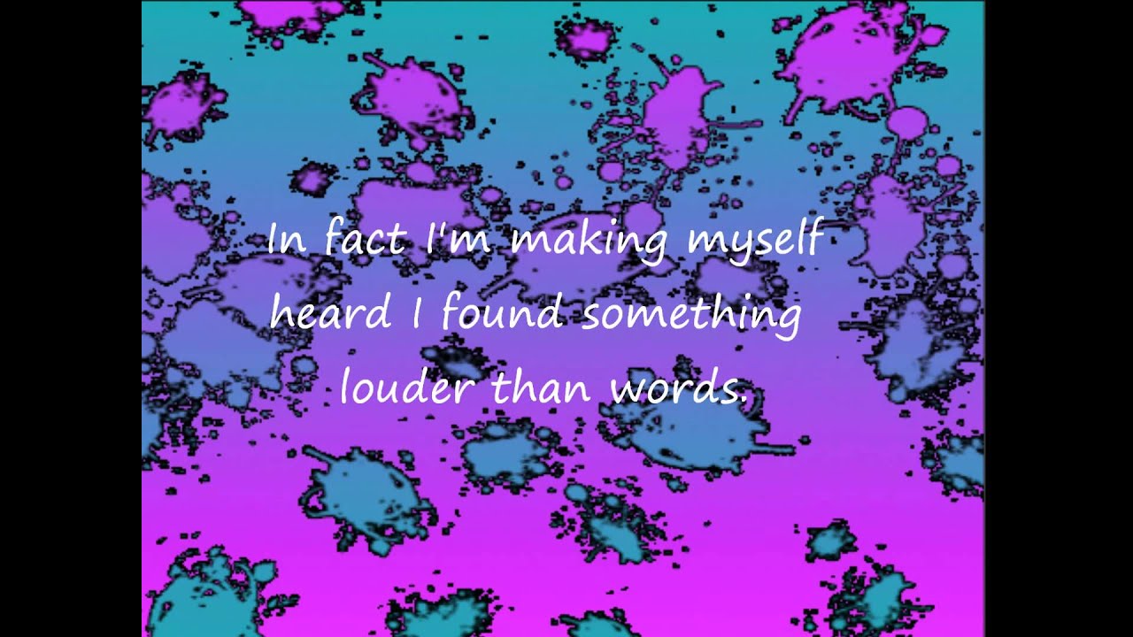 HeyHiHello Louder Than Words Lyrics