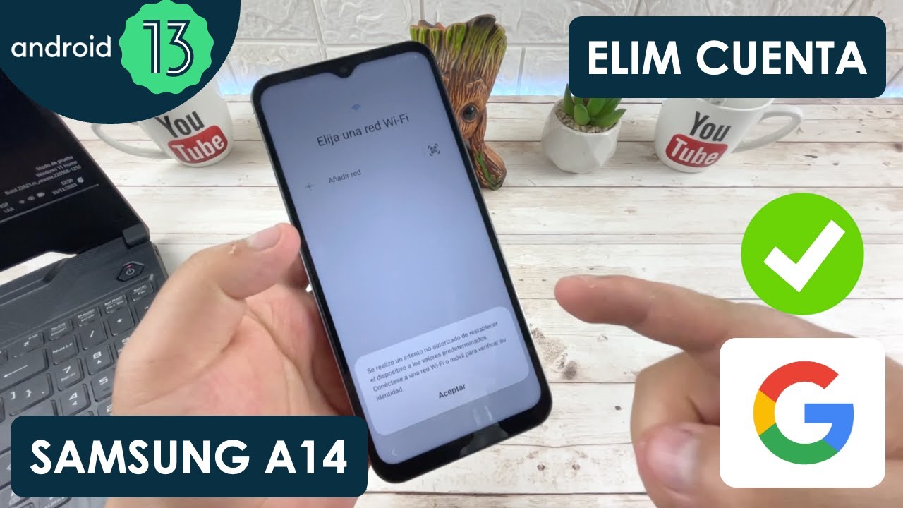Eliminar Cuenta de Google Samsung Galaxy A14 | Android 13 | Chimera Tool
