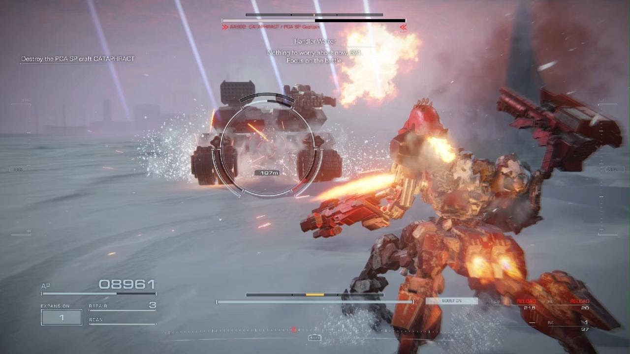 PCA SP craft CATAPHRACT Boss Fight | ARMORED CORE VI FIRES OF RUBICON