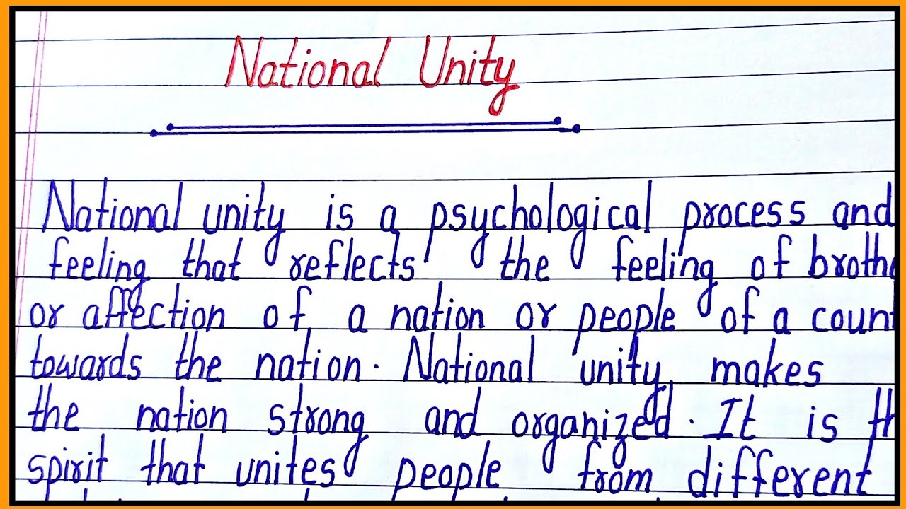 essay on national unity in english/rastirye ekta par nibandh/paragraph on national unity