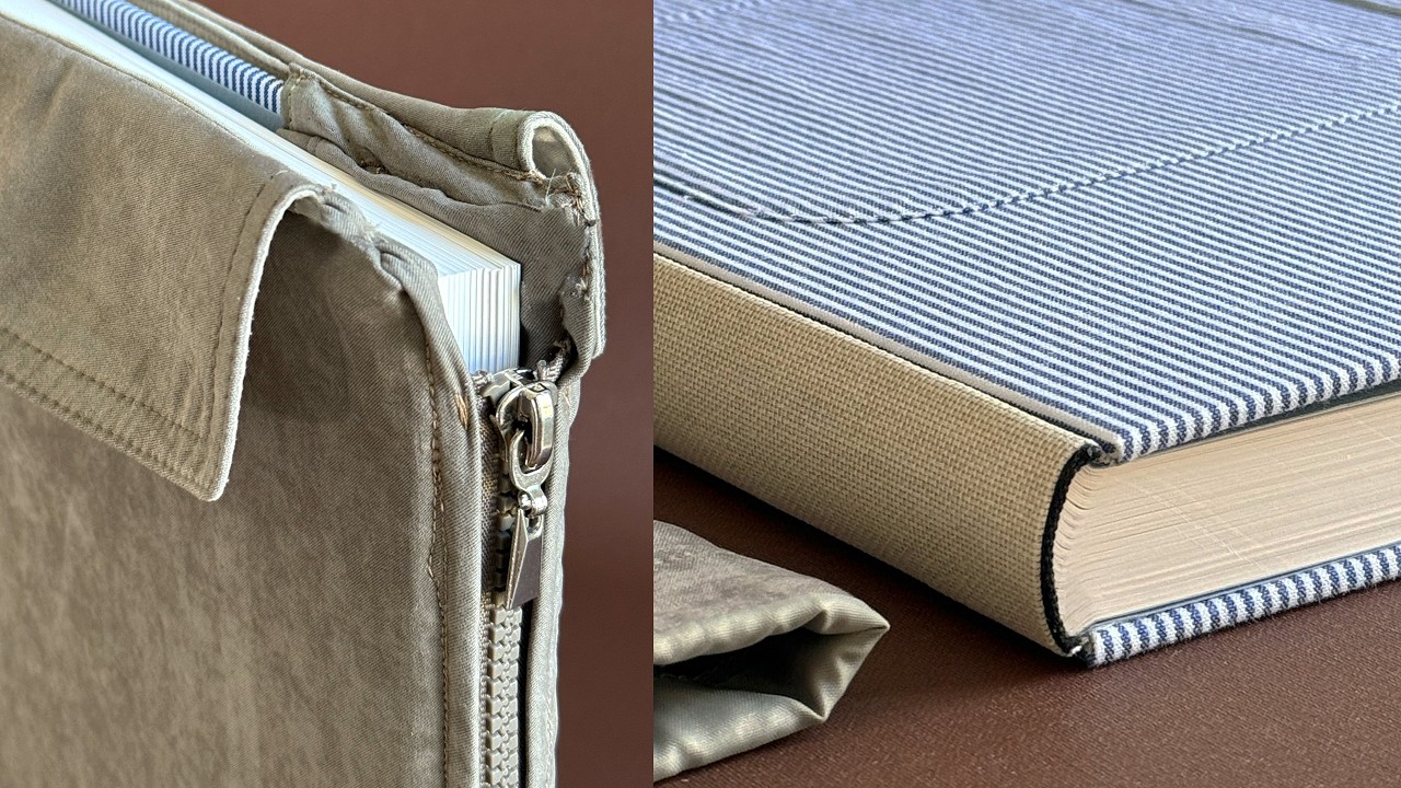 How I Made a Book with a Jacket | Bookbinding Process