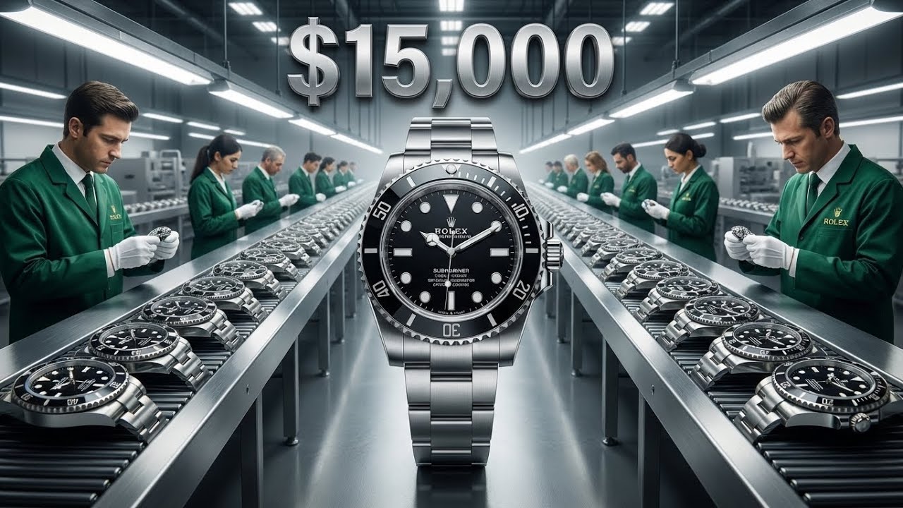 Inside the Rolex Steel Submariner Factory: From Solid Steel Bar to $15,000 Dive Watch
