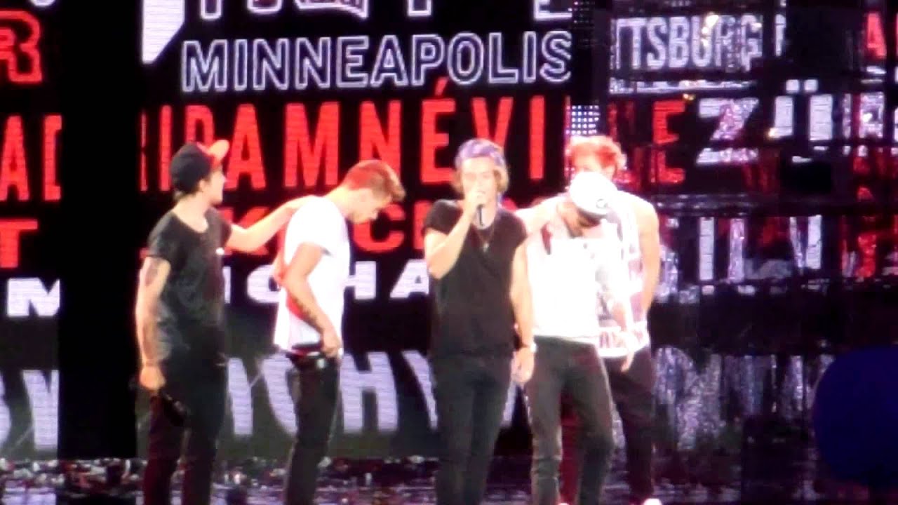 One Direction - What Makes You Beautiful & finale HD - LA 8/10/13(last show of the N. American tour)