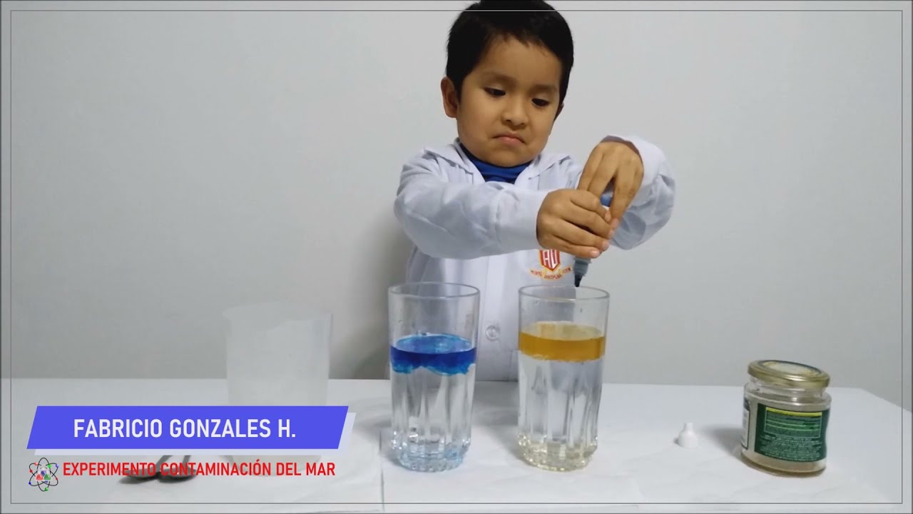 Experimento Contaminación de los Mares