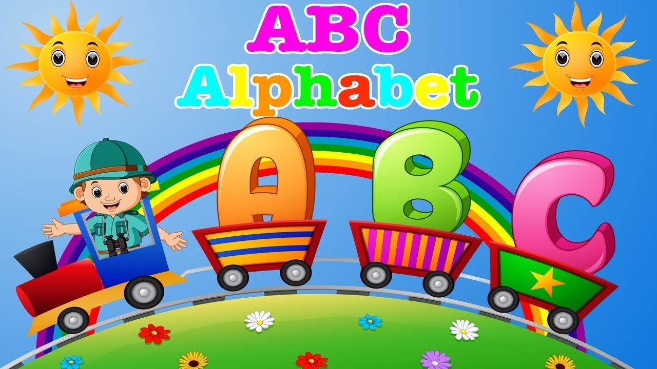 ABC Alphabet Song 🚂 | A for Apple 🍎 B for Ball ⚽ C for Cat 🐱 | Kids Learning Video
