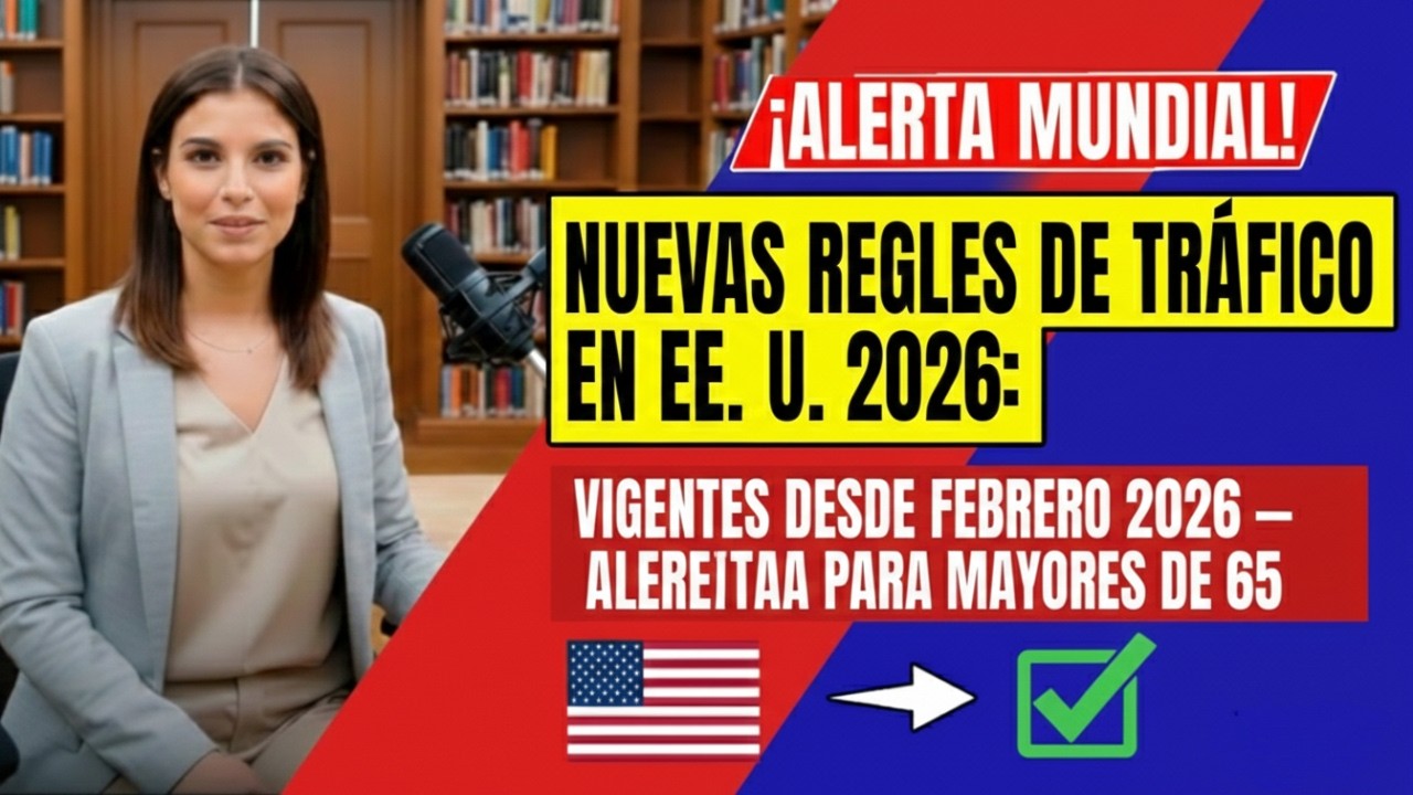 “Nuevas Reglas de Tráfico en EE. UU. 2026: Vigentes desde Febrero 2026 — Alerta para Mayores de 65”