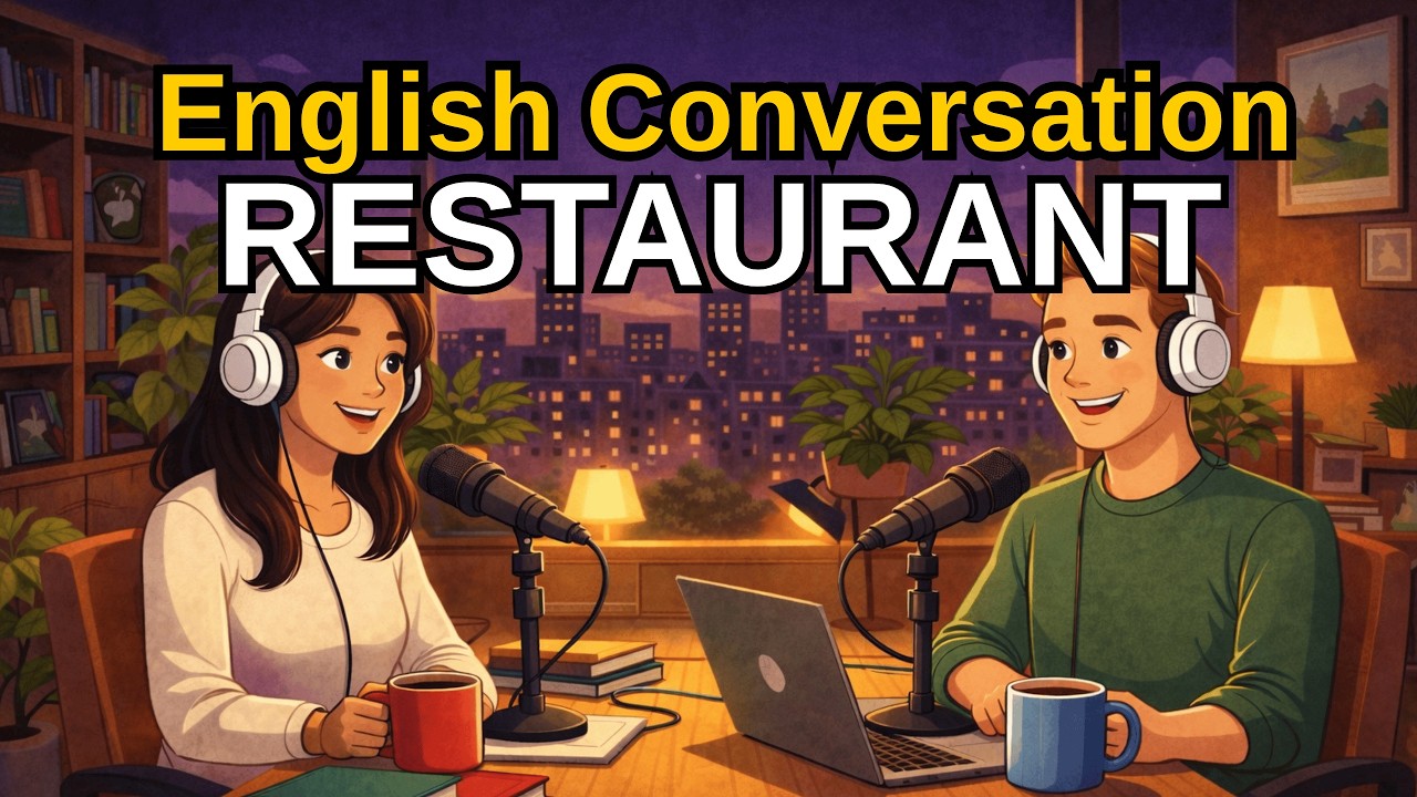 Learn English at the Restaurant | Easy Conversation for Beginners
