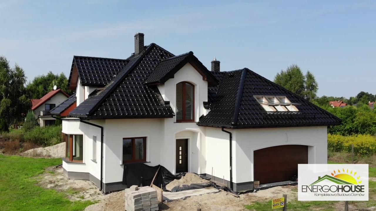 PROJEKT DOM POD WIĄZOWCEM - budowa domu pod Wrocławiem (Nadolice) - firma budowlana Energo House