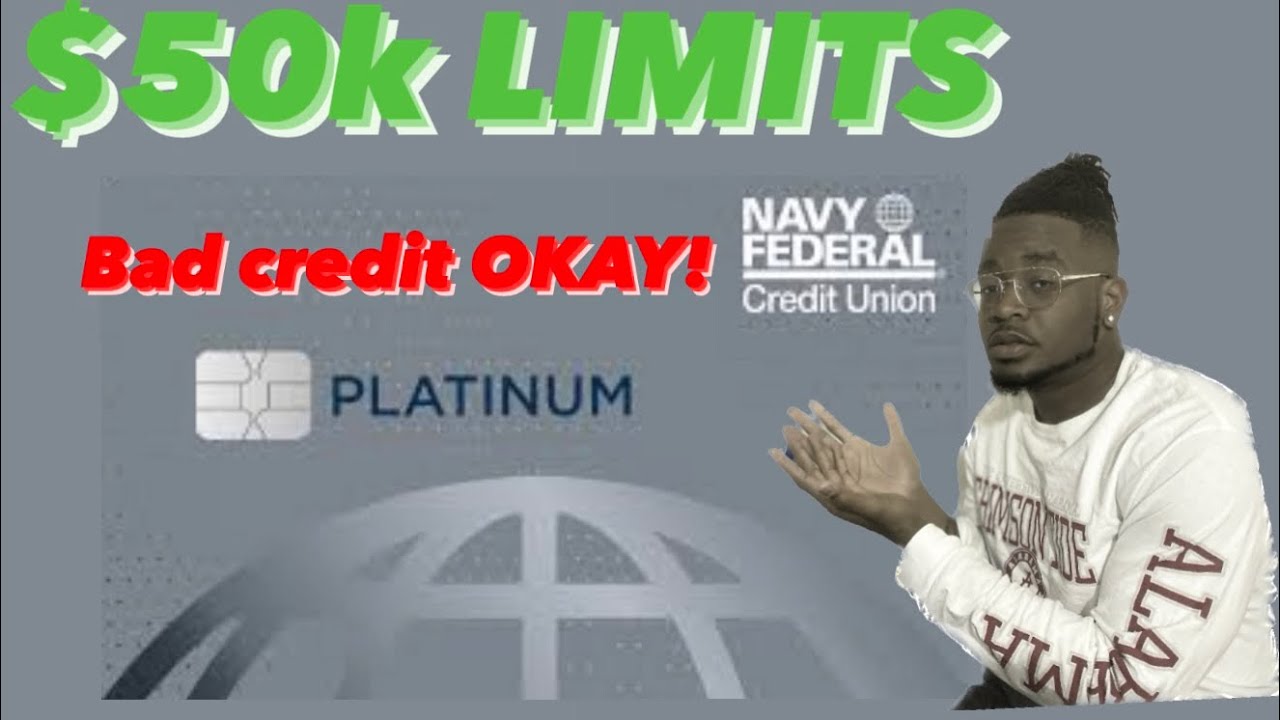 How to get a NAVY FEDERAL PLATINUM CREDIT CARD! (Bad credit/ No credit OKAY!)