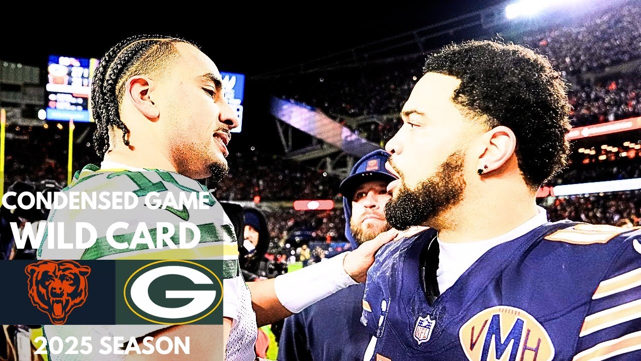 Bears vs Packers 2025 Wild Card Condensed Game | NFL Highlights