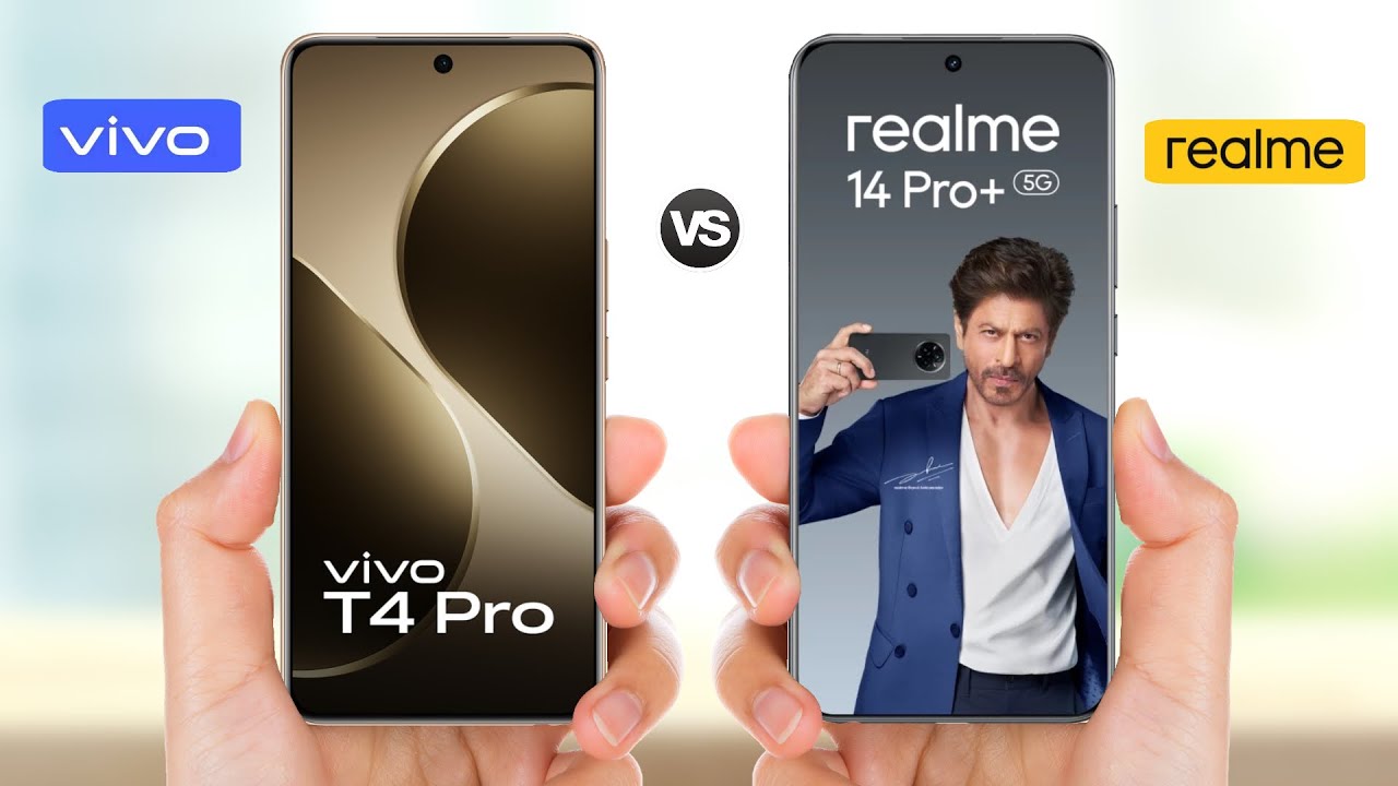 Vivo T4 Pro 5G vs Realme 14 Pro Plus 5G || Full Comparison 
