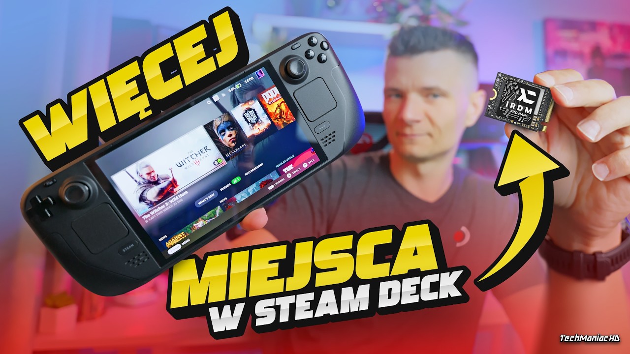Jak zmienić dysk w Steam Deck LCD i OLED? 🎮💡 [bezpieczna wymiana, wybór SSD, instalacja SteamOS]