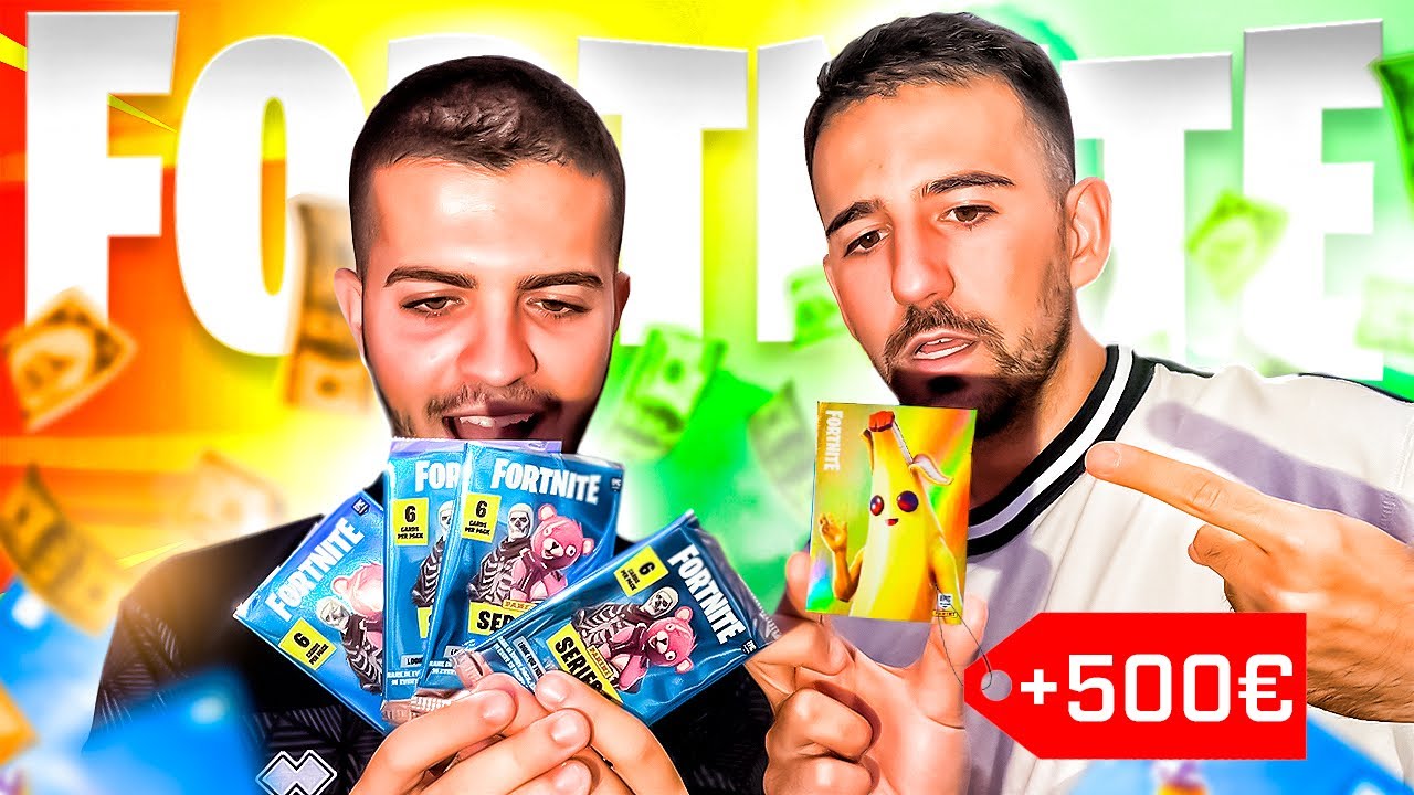 ABRIENDO SOBRES EXCLUSIVOS DE FORTNITE ¿ME SALE LA CARTA MAS CARA? - ElChurches