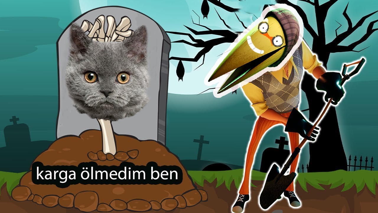 ⚰️KARGA ÖLÜM ŞAKASI YAPTI💀 - Hello Neighbor 2