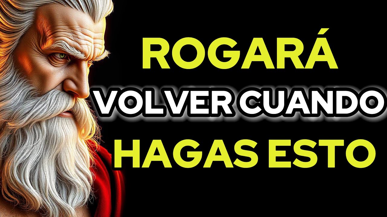 NO LO BUSQUES… Y SE ARREPENTIRÁ DE HABERTE CAMBIADO | Estoicismo