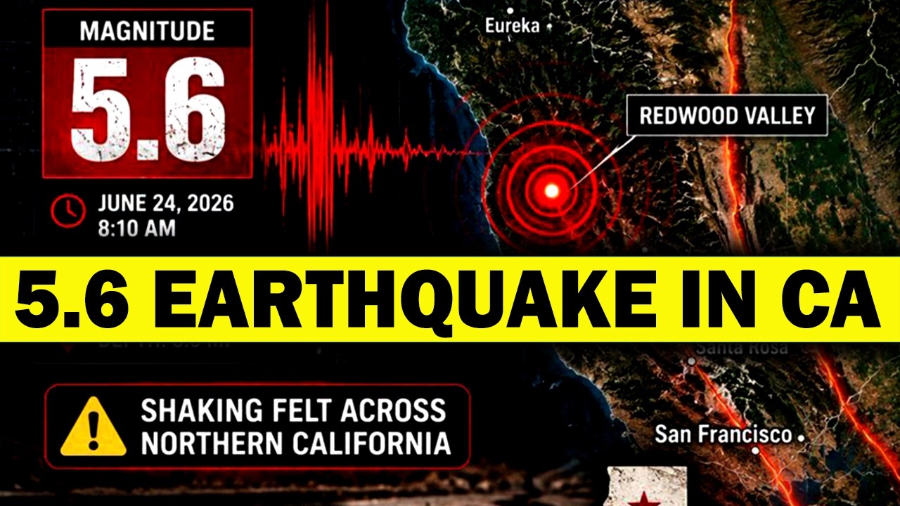 BREAKING | New 5.6 Earthquake Rocks California | Massive Power Outages & Injuries