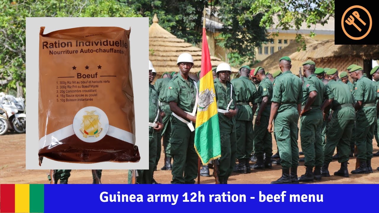 *NEW* Guinean army 12h ration beef menu BB2025