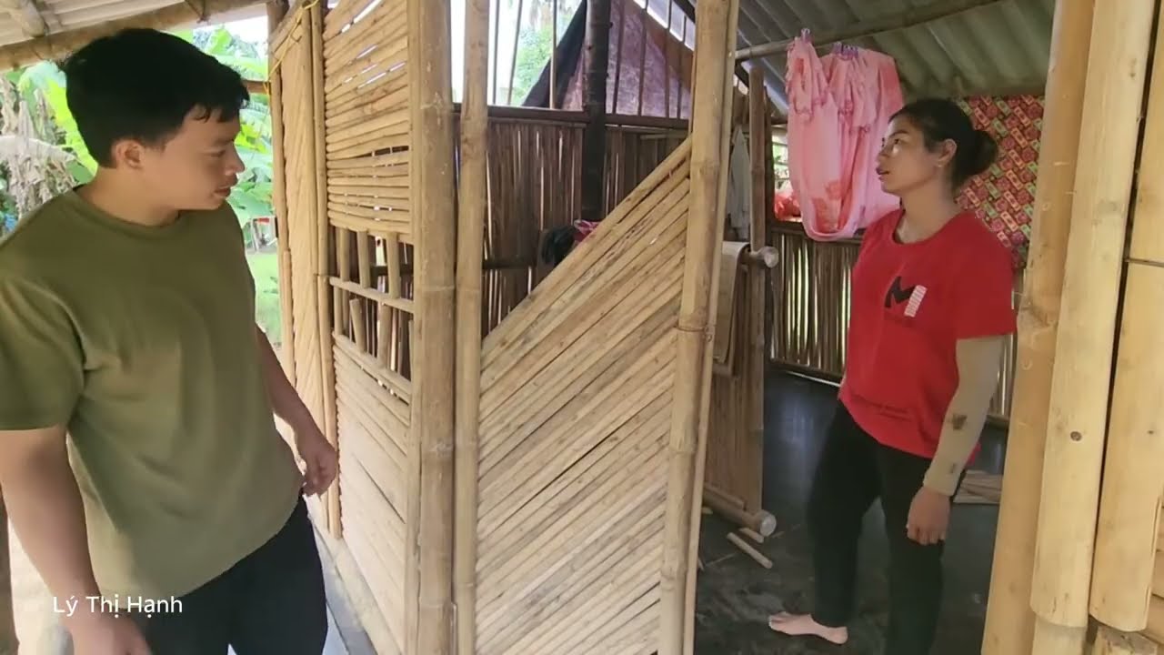 Full video : Building a life with my husband in a simple bamboo house - My daily life