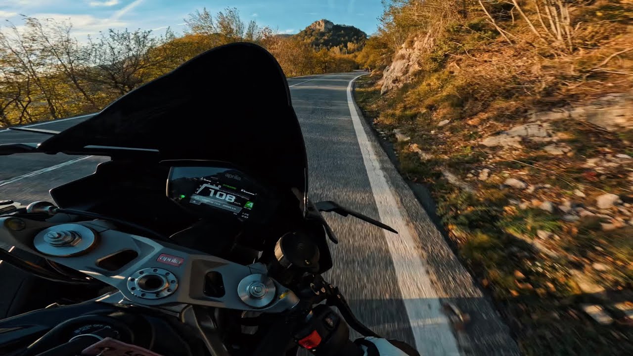 APRILIA RS660 Mivv exhaust | POV 4k pure sound | Liguria, Italy