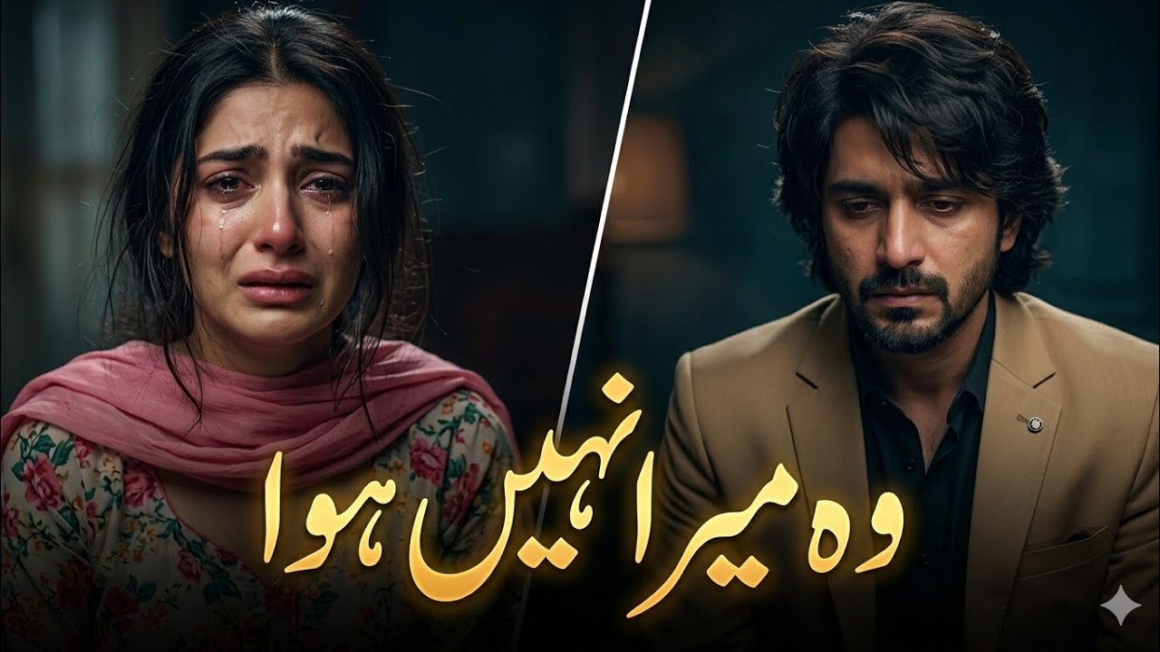 :وہ میرا نہیں ہوا 😭 | Very Sad Urdu Song | Broken Heart Poetry | New Emotional Song