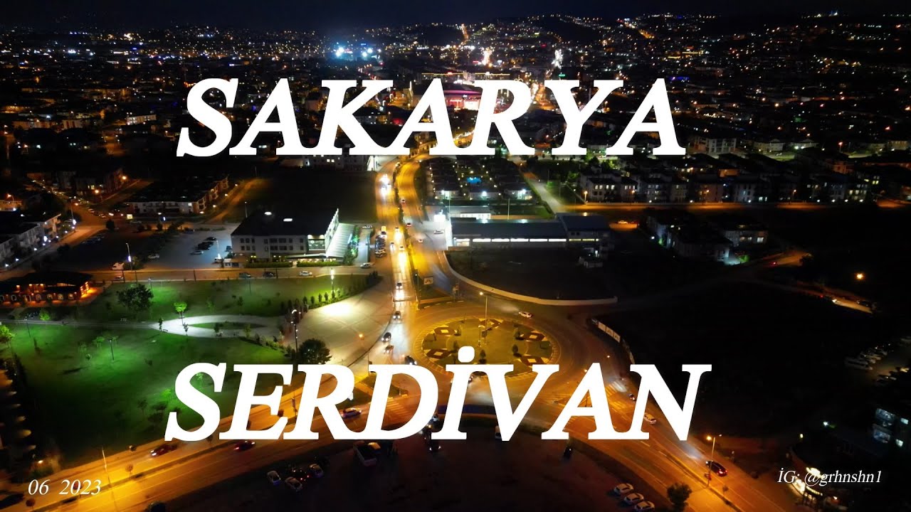 Serdivan Gece Dron Çekimi #sakarya #serdivan #drone #travel #gezi