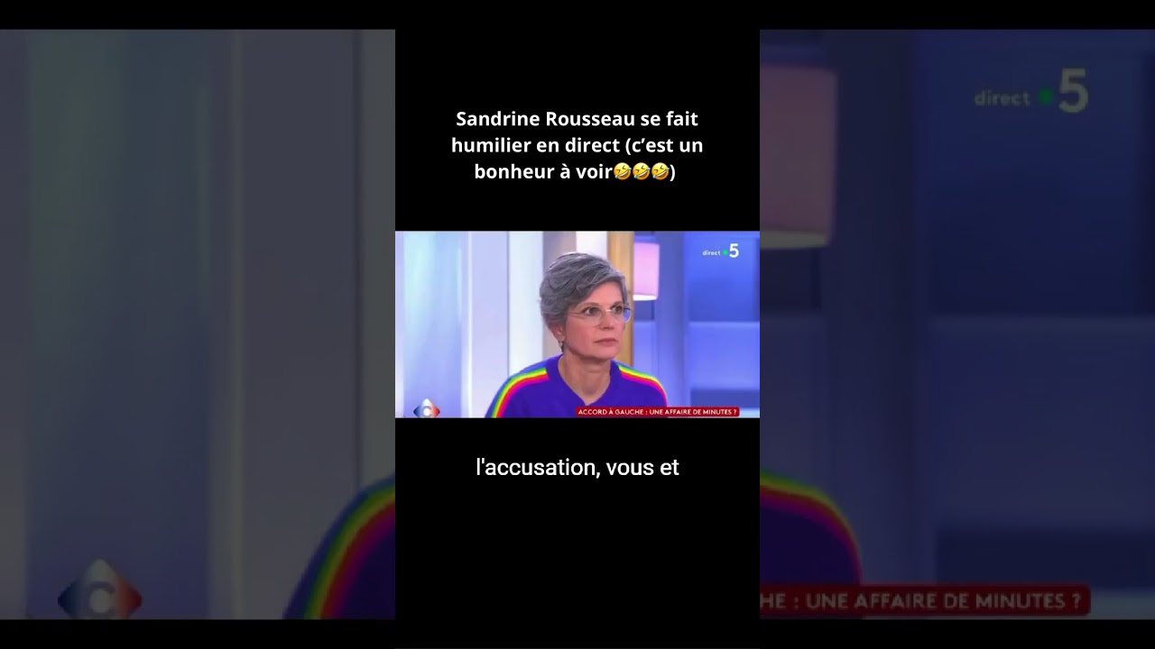 Sandrine Rousseau se fait humilier en direct 🤣🤣🤣