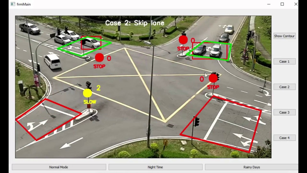 Traffic Light Control System Using Image Processing Technique