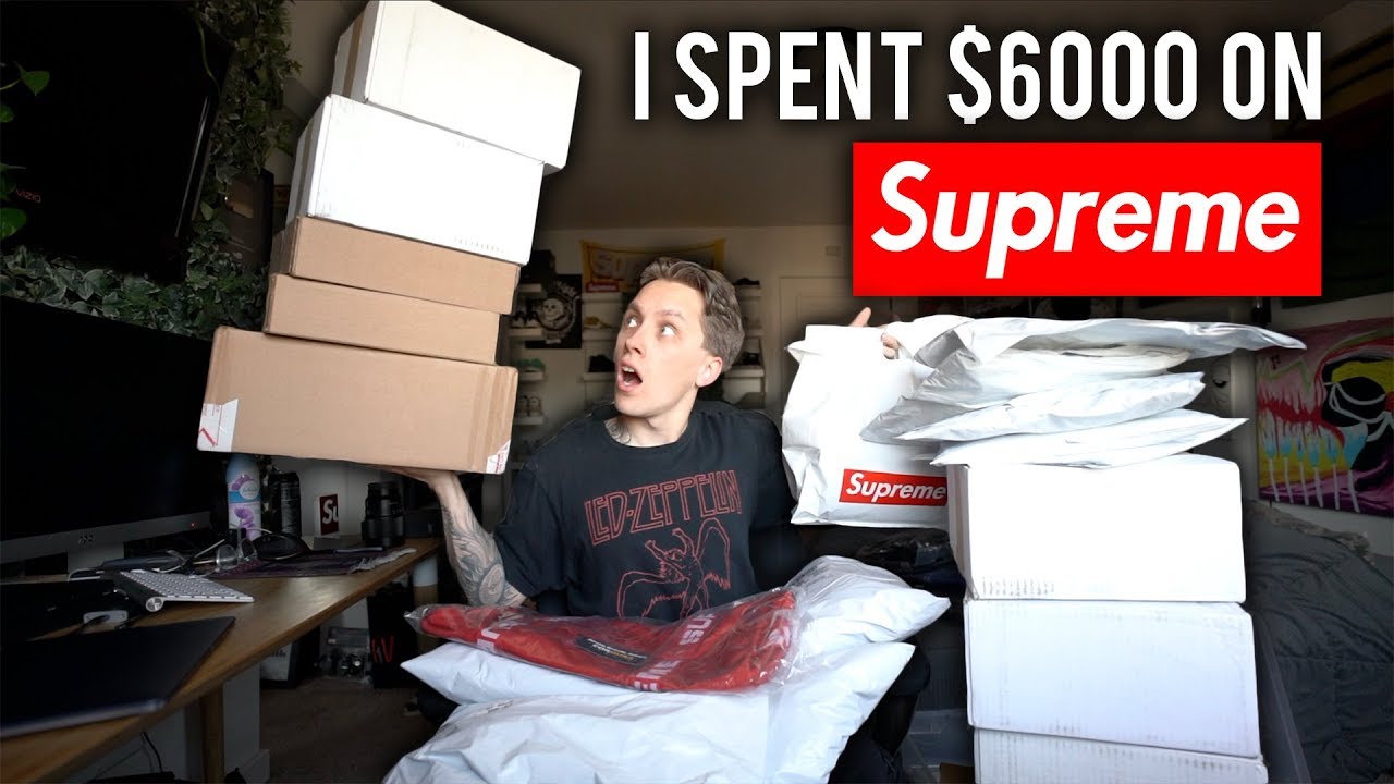 Я потратил 6000 долларов на Supreme.