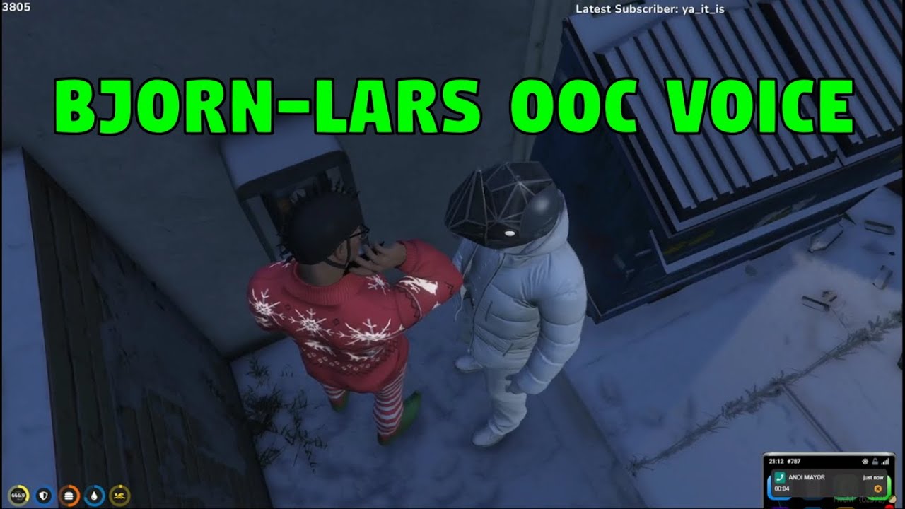Bjorn and Stag Called Andi using OOC Lars Voice | Biotoxz_ | GTA RP | NOPIXEL 3.1