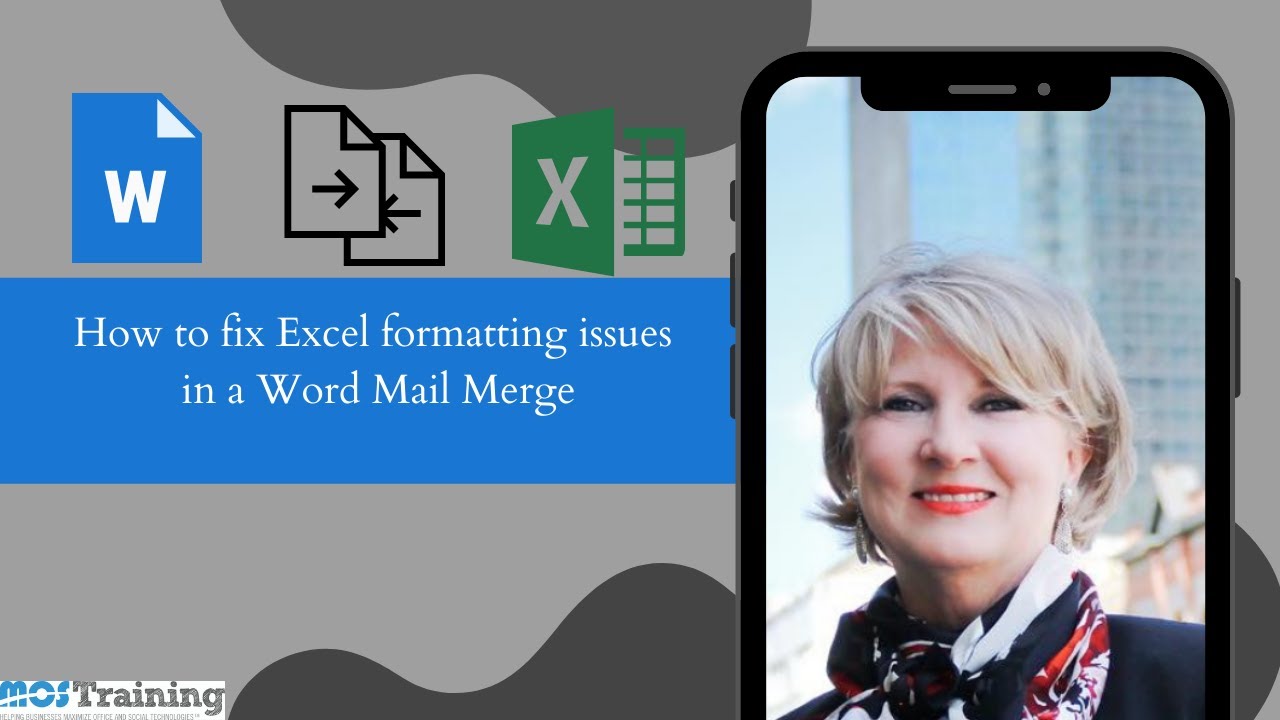 Как исправить проблемы форматирования Excel в слиянии писем Word