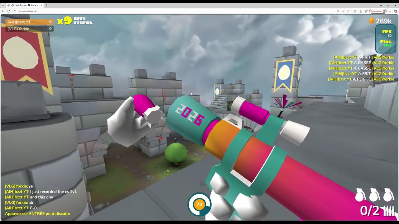 Shell Shockers - 1v1 with (VLG) Yorkie Part 2