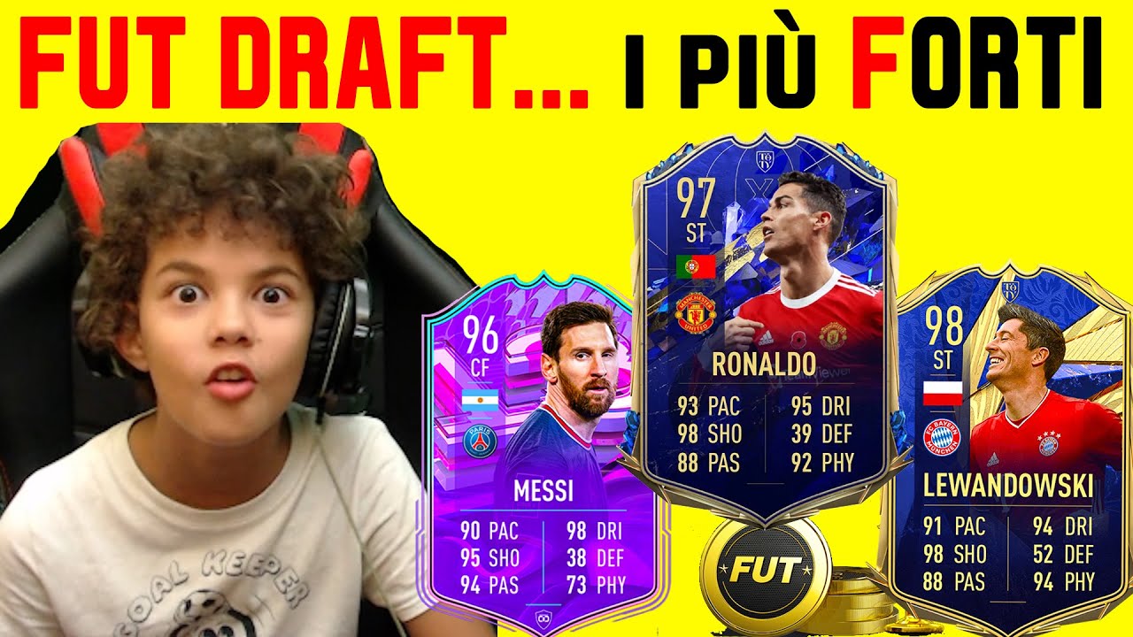 FUT DRAFT... SOLO I GIOCATORI PIU FORTI DEL MONDO | FIFA 22
