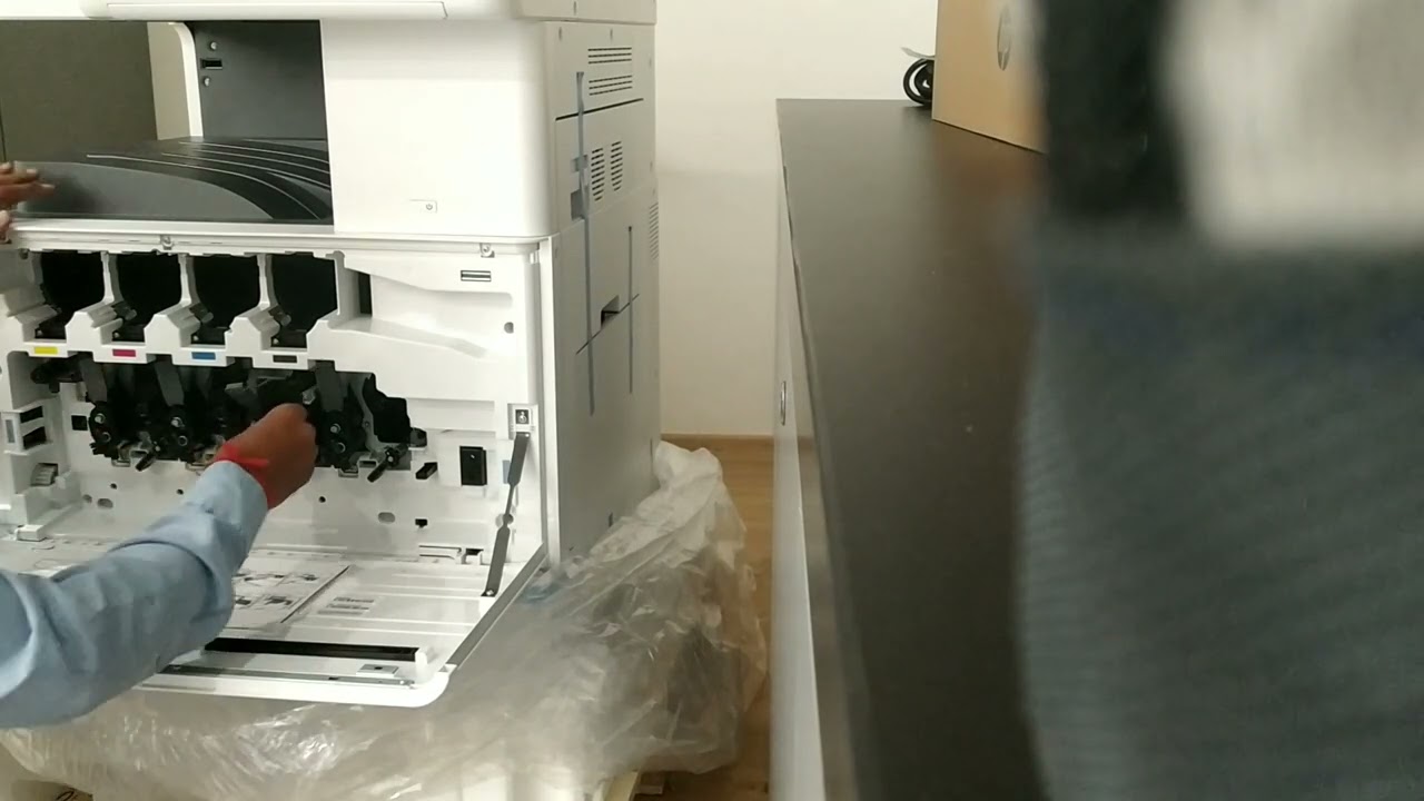 HP Color LaserJet Managed MFPE78223dn New printer  installation