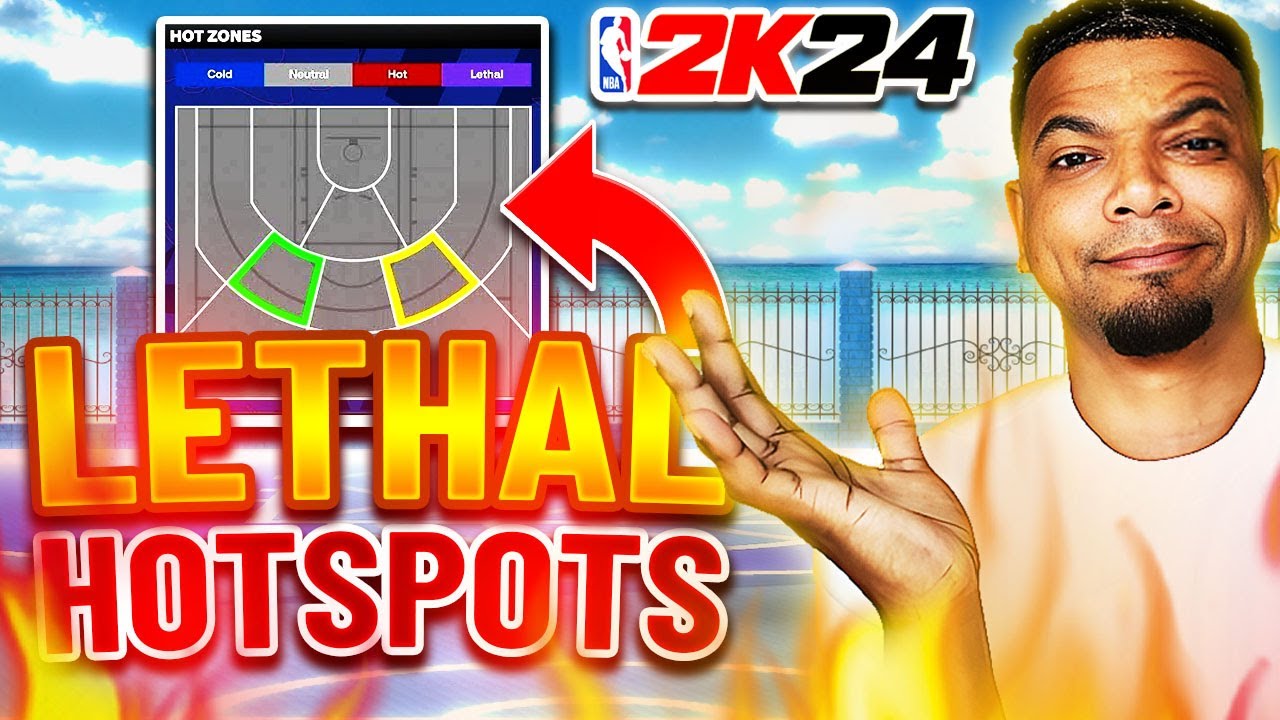 THIS WILL IMPROVE YOUR SHOOTING BY 20% NBA2K24! LETHAL HOTSPOTS NBA2K24