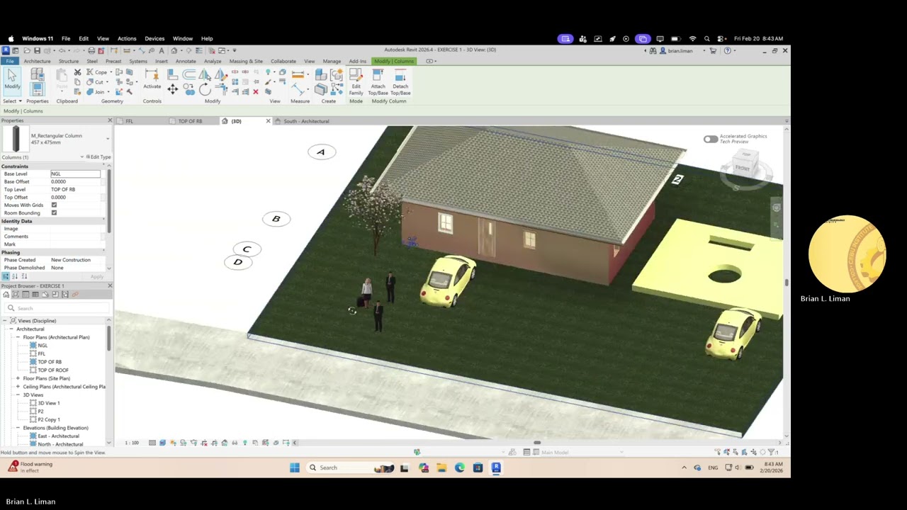 Column Constraints and Floors Modify Sub elements
