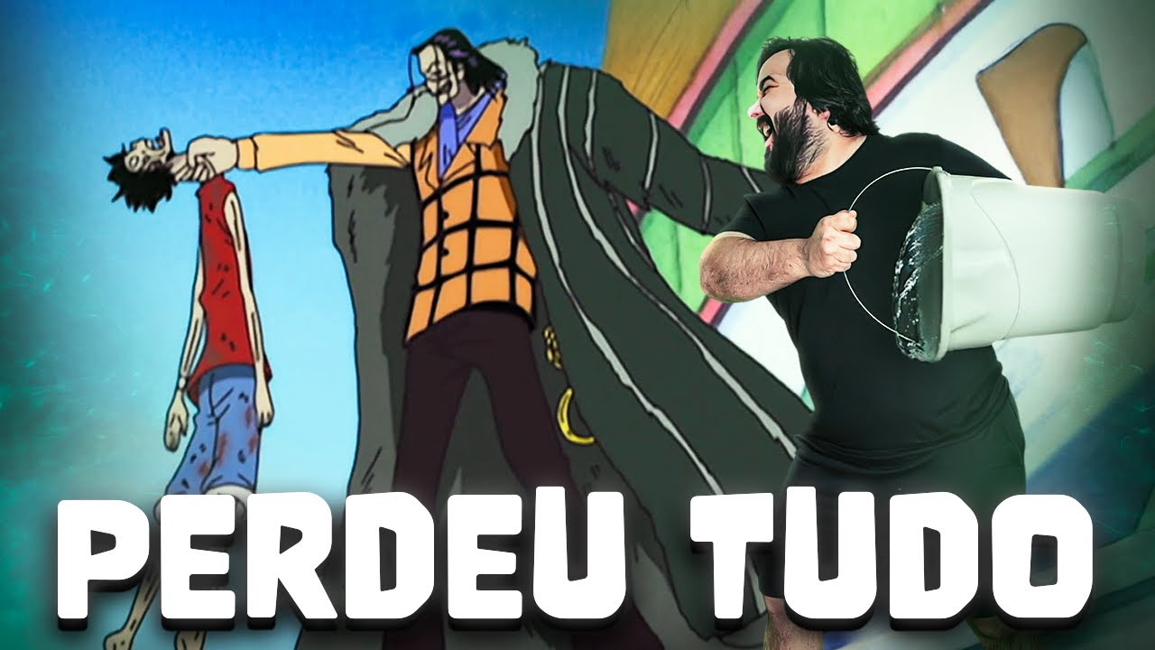 Crocodile quase acabou com One Piece | Luffy Vs. Crocodile | Zé Renacho