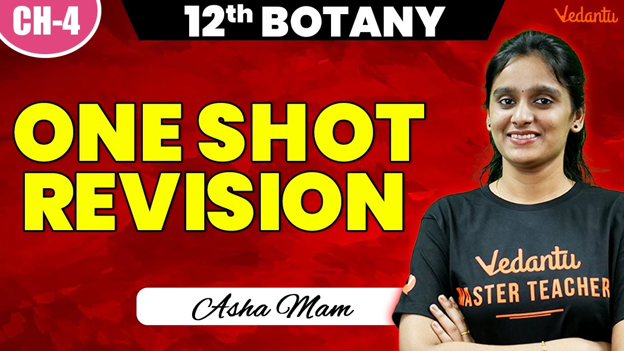 12th Botany | CH 4 Principles and Processes of Biotechnology | One Shot Revision | Asha Ma'am