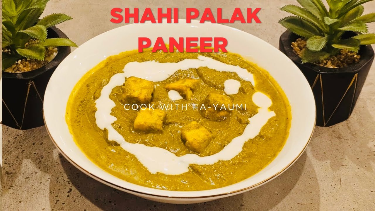 Shahi Palak Paneer Recipe | Royal Spinach Paneer for Ramadan Iftar 🌙 | Creamy & Restaurant Style