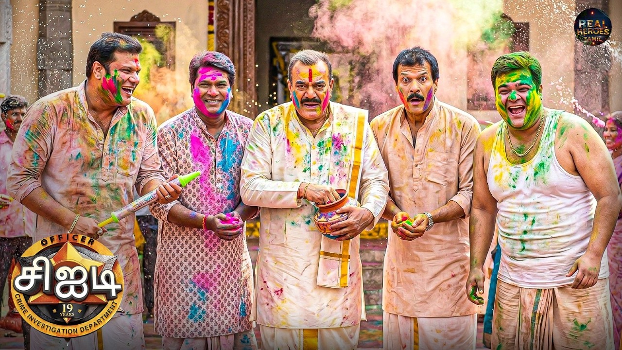 ஹோலி திருவிழாவில் வேஷம் மாற்றி CID குழு கொலைகாரனை கைக்கூலாகப் பிடித்தது! | CID Tamil | New Episode