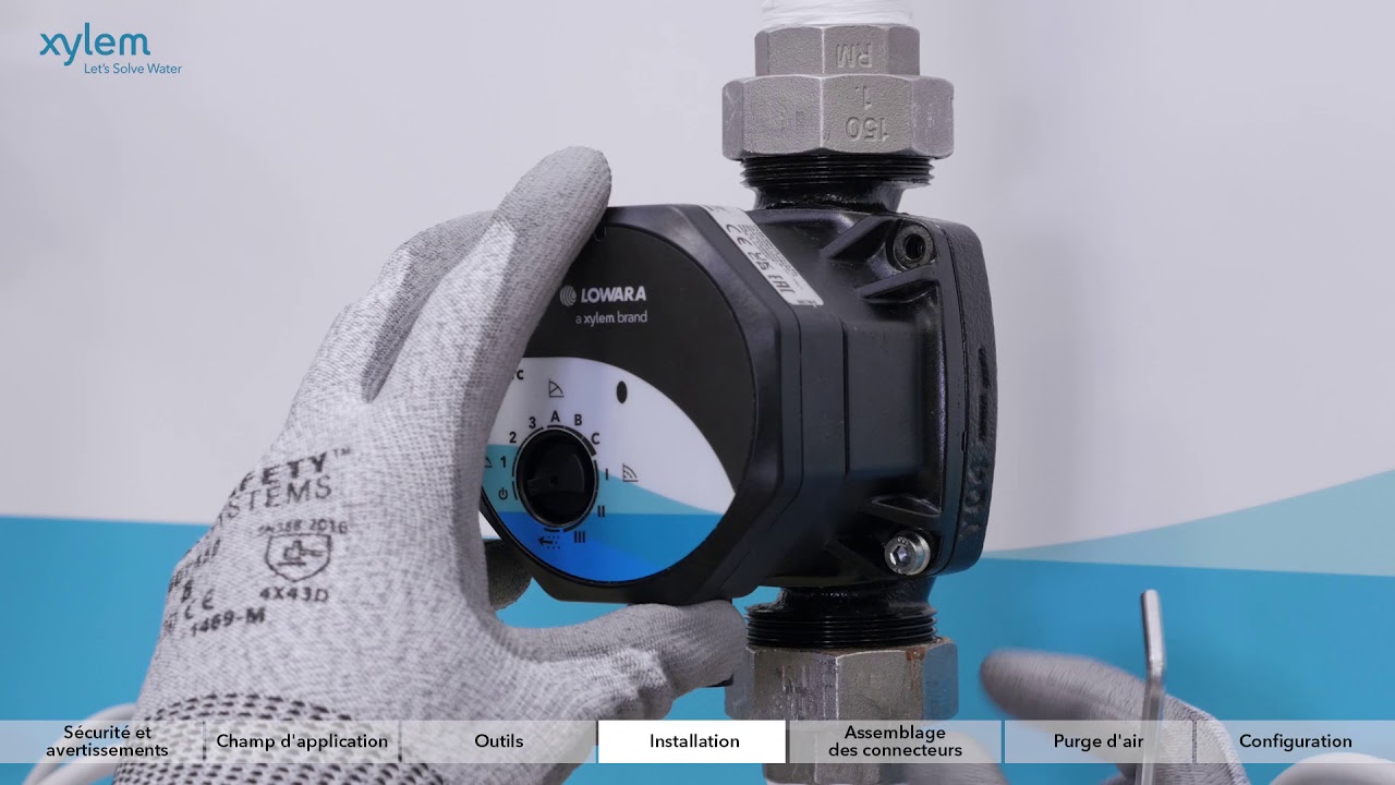 Tutoriel d'installation simple du circulateur ecocirc de Lowara | Xylem Water Solutions