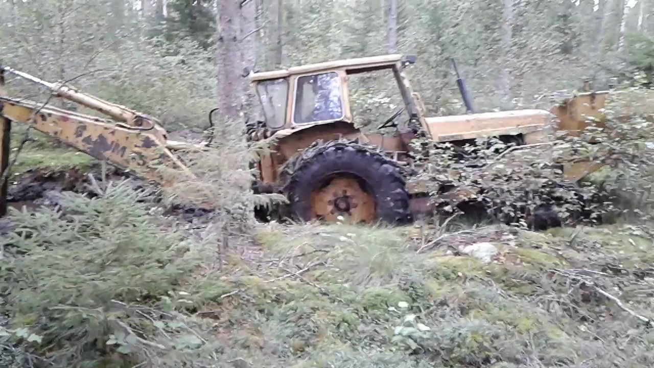 Ukko mestari 355 Valmet 710 ojan perkkaus