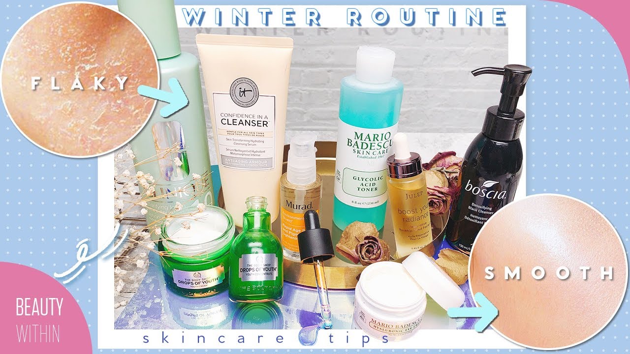❄️Winter Skin Care Routine for Clear Skin: Dry, Sensitive & Oily Skin Types ❄️