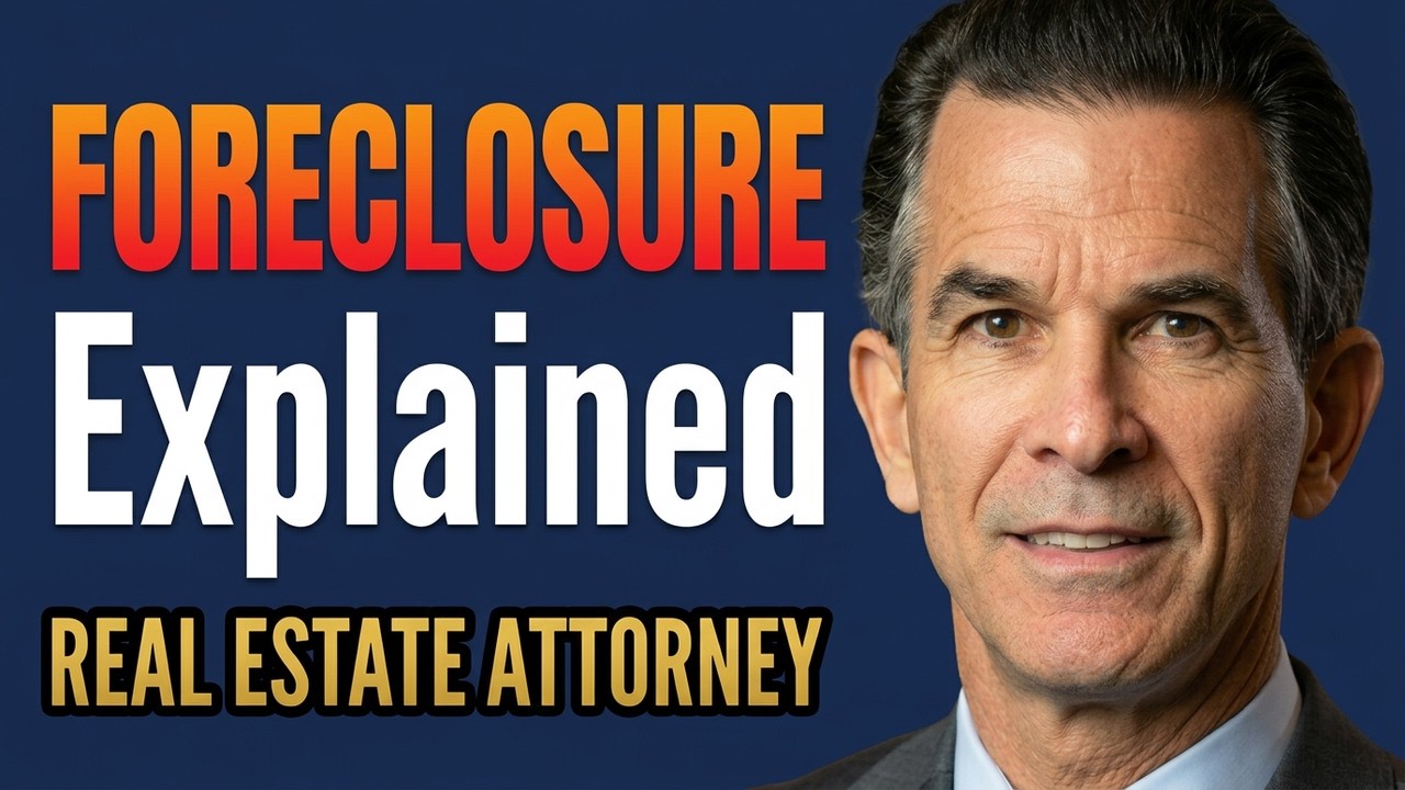 California Foreclosure Process Explained by Real Estate Attorney