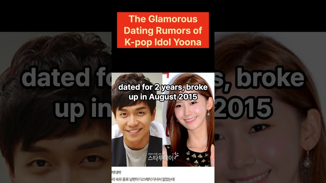 The Glamorous Dating Rumors of K-pop Idol Yoona, girls generation 