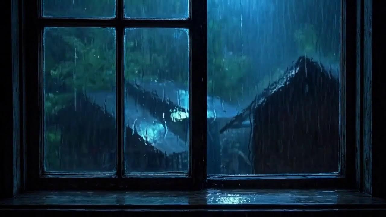 💤 Calming Rain to Sleep Fast | Perfect Sound for Night Relaxation 🌧️